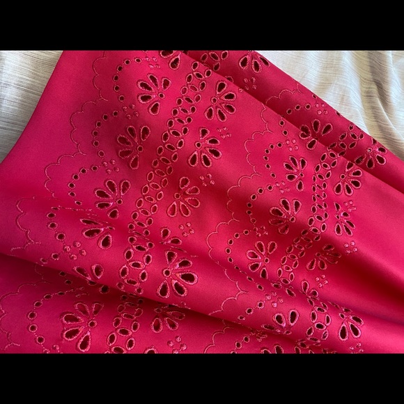 Laura Petites Bright Pink Party Dress - Picture 3 of 13